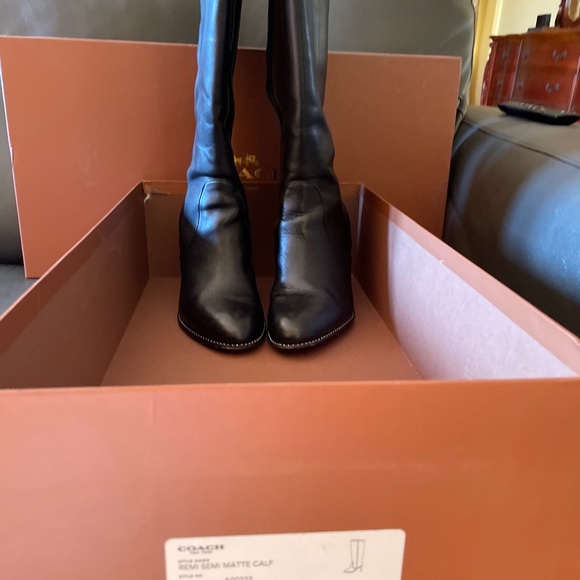 Coach Leather Boots - Picture 3 of 3